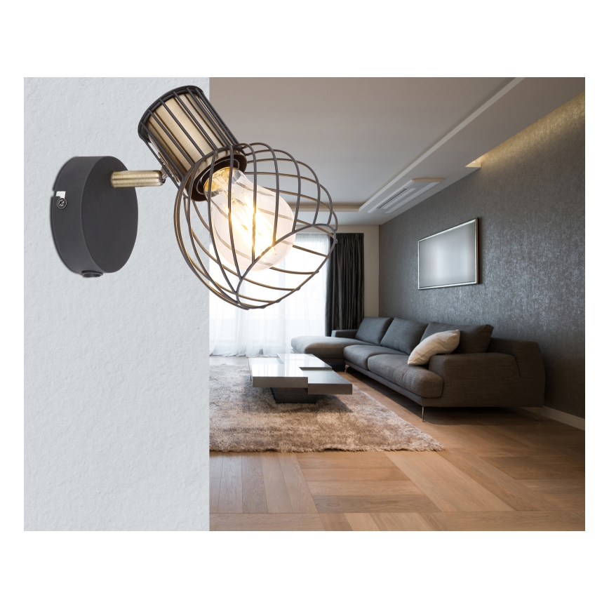 Globo - Sieninis kryptinis šviestuvas 1xE27/40W/230V