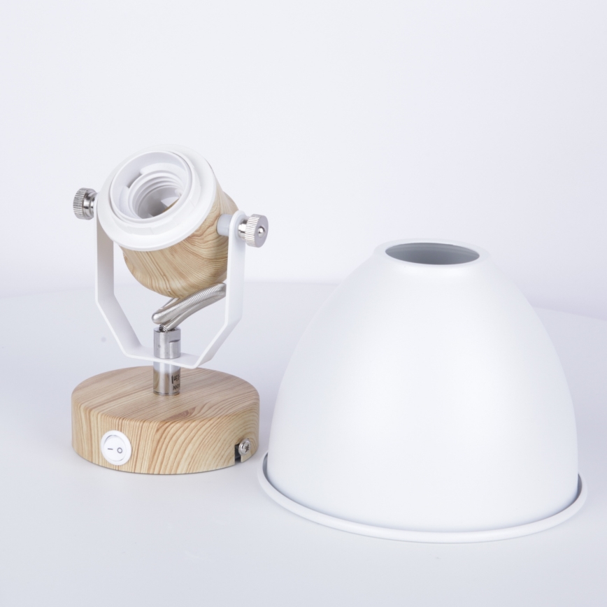 Globo - Sieninis kryptinis šviestuvas 1xE27/40W/230V