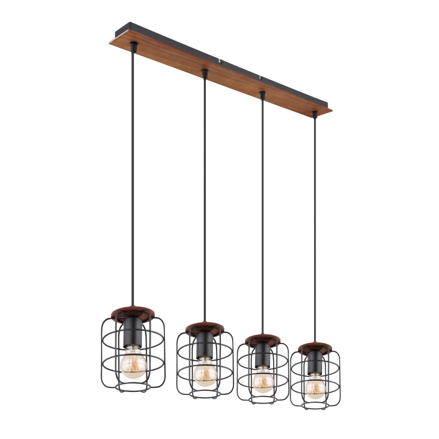 Globo - Pakabinama liustra ant laido 4xE27/40W/230V