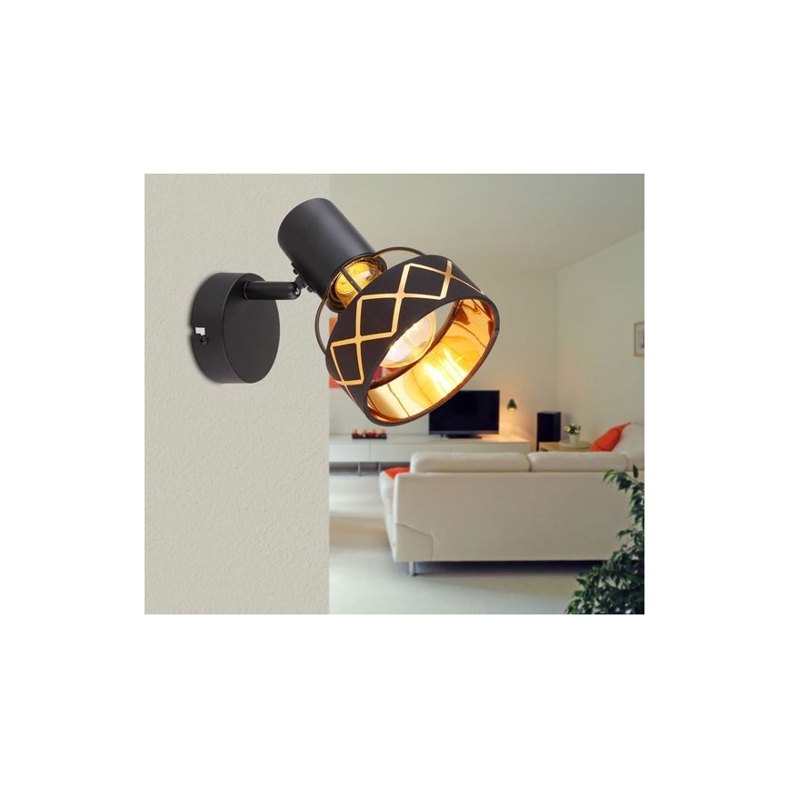 Globo 54040-1 - Sieninis akcentinis šviestuvas BLANCA 1xE27/40W/230V