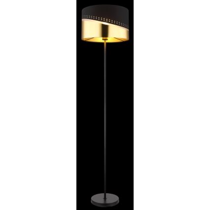 Globo - Toršeras 1xE27/60W/230V diametras 35 cm juoda/auksas