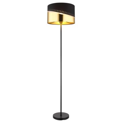 Globo - Toršeras 1xE27/60W/230V diametras 35 cm juoda/auksas