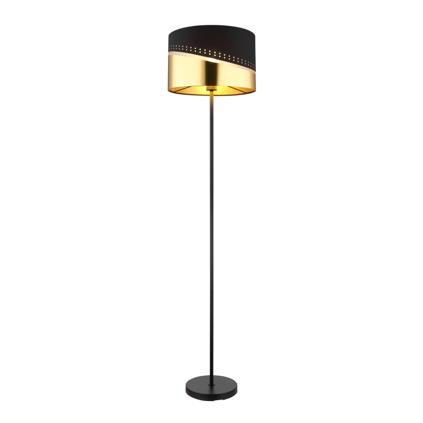 Globo - Toršeras 1xE27/60W/230V diametras 35 cm juoda/auksas