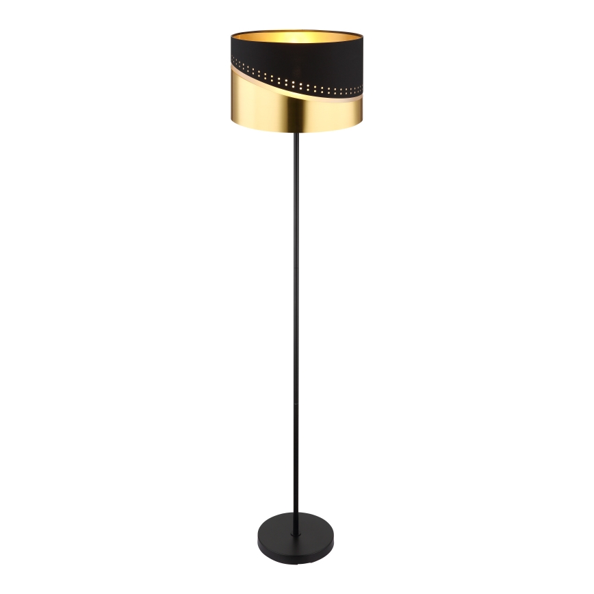 Globo - Toršeras 1xE27/60W/230V diametras 35 cm juoda/auksas
