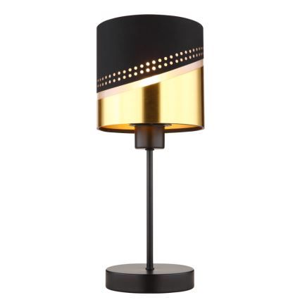 Globo - Stalinis šviestuvas 1xE27/40W/230V diametras 16 cm juoda/auksas