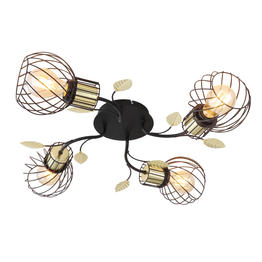 Globo - Ant pagrindo montuojamas sietynas 4xE27/40W/230V
