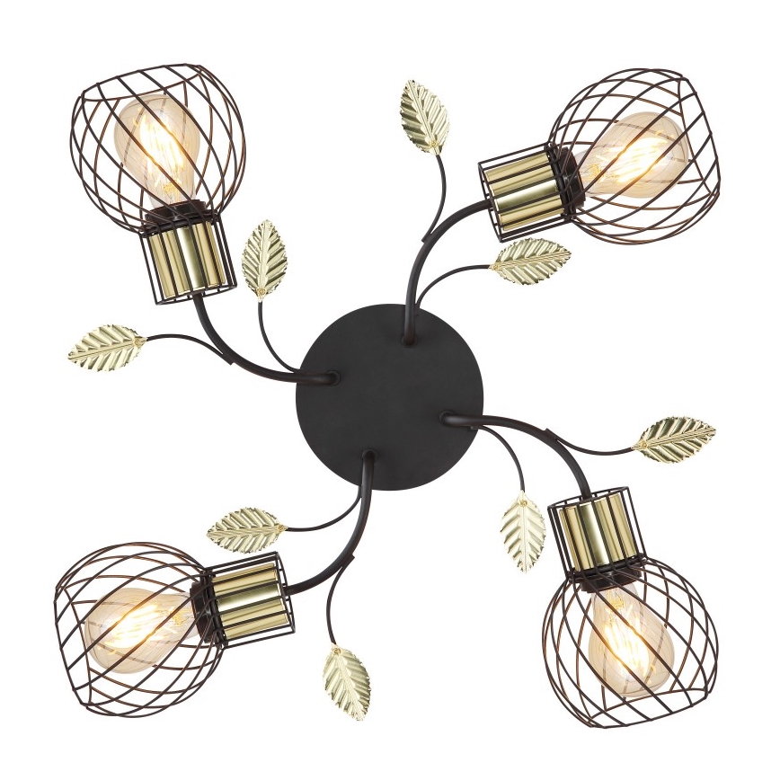 Globo - Ant pagrindo montuojamas sietynas 4xE27/40W/230V