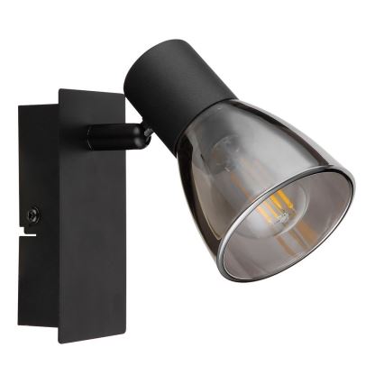 Globo  - Sieninis akcentinis šviestuvas 1xE14/40W/230V juodas