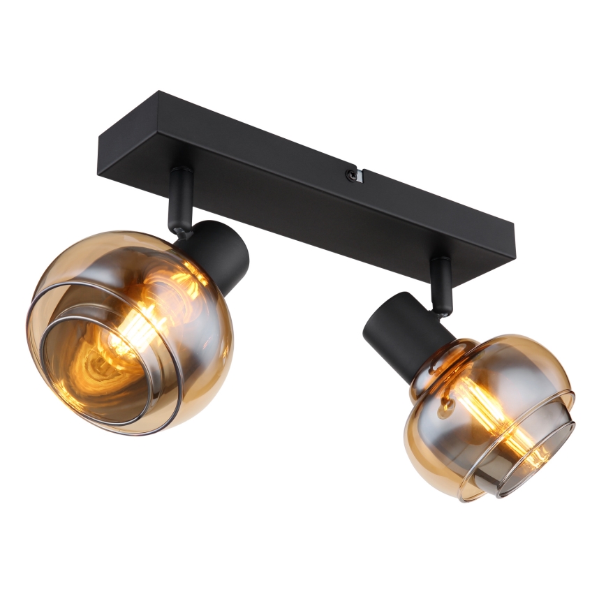 Globo - Taškinis šviestuvas 2xE14/40W/230V juodas