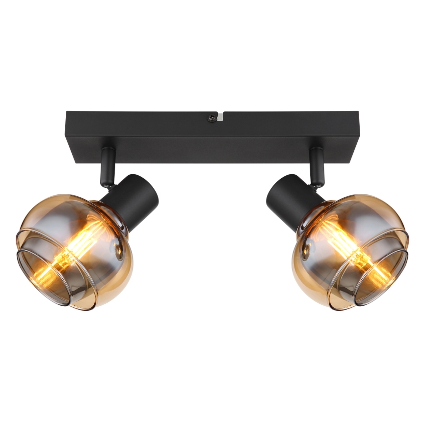 Globo - Taškinis šviestuvas 2xE14/40W/230V juodas