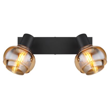 Globo - Taškinis šviestuvas 2xE14/40W/230V juodas