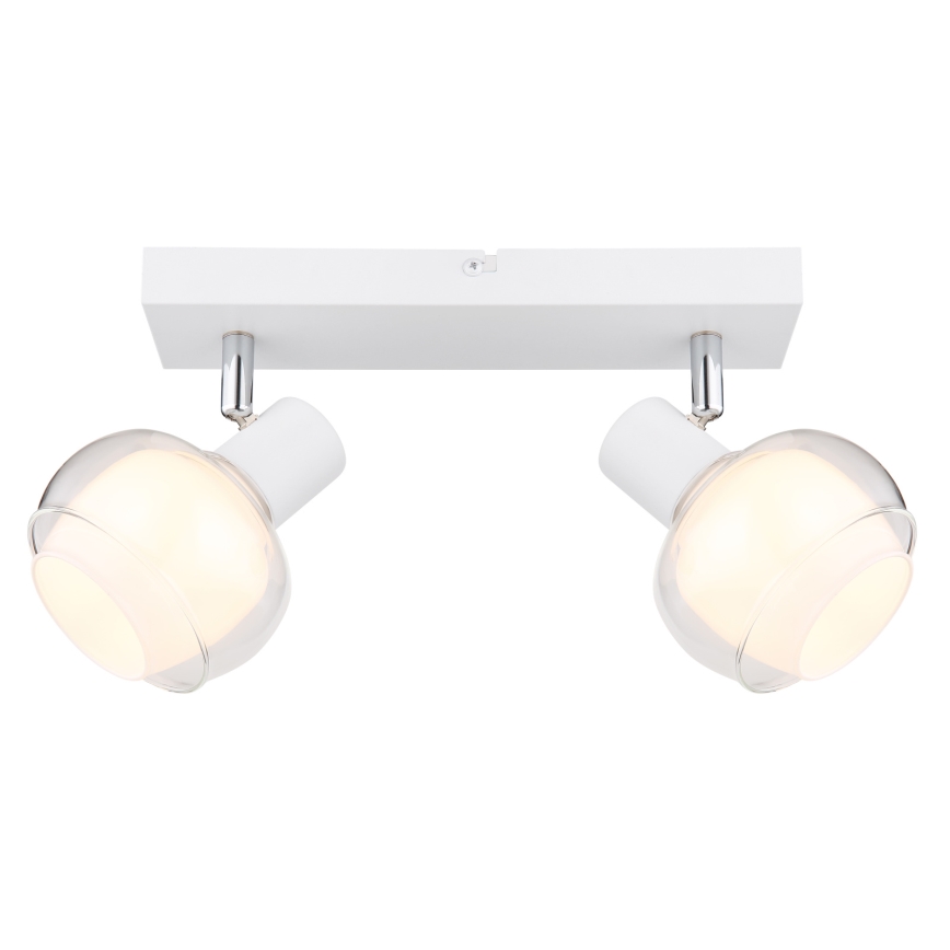 Globo - Taškinis šviestuvas 2xE14/40W/230V baltas