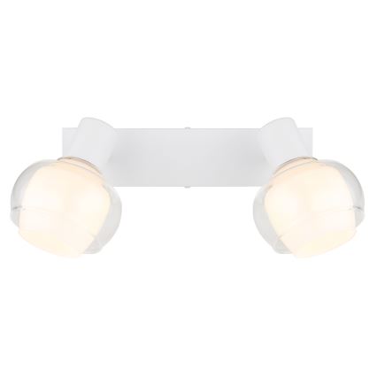 Globo - Taškinis šviestuvas 2xE14/40W/230V baltas