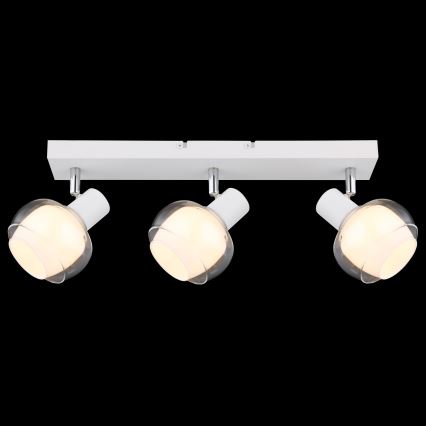 Globo - Taškinis šviestuvas 3xE14/40W/230V baltas