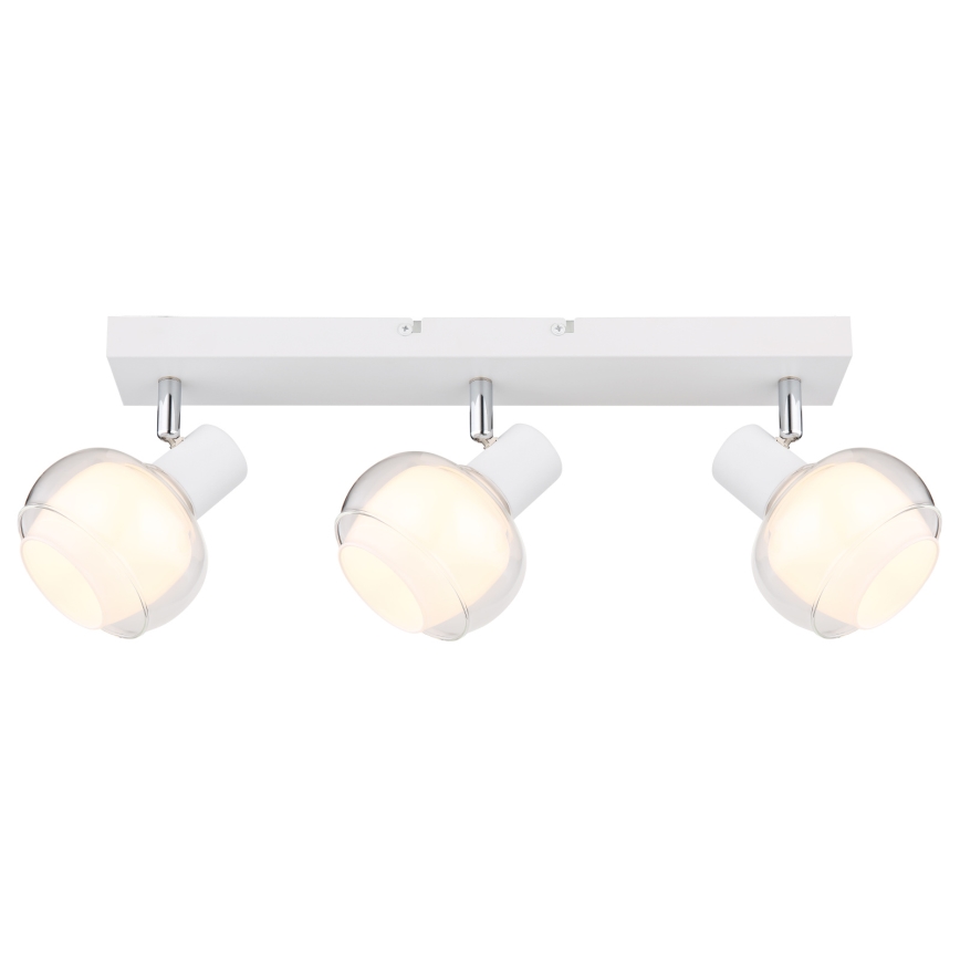 Globo - Taškinis šviestuvas 3xE14/40W/230V baltas