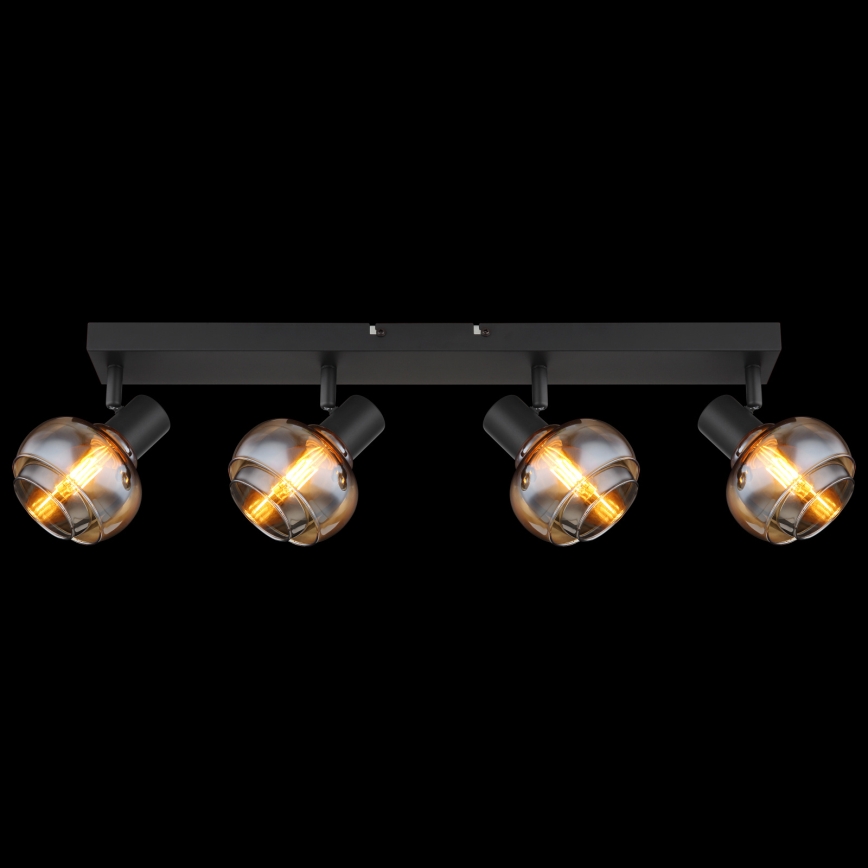Globo - Taškinis šviestuvas 4xE14/40W/230V juodas