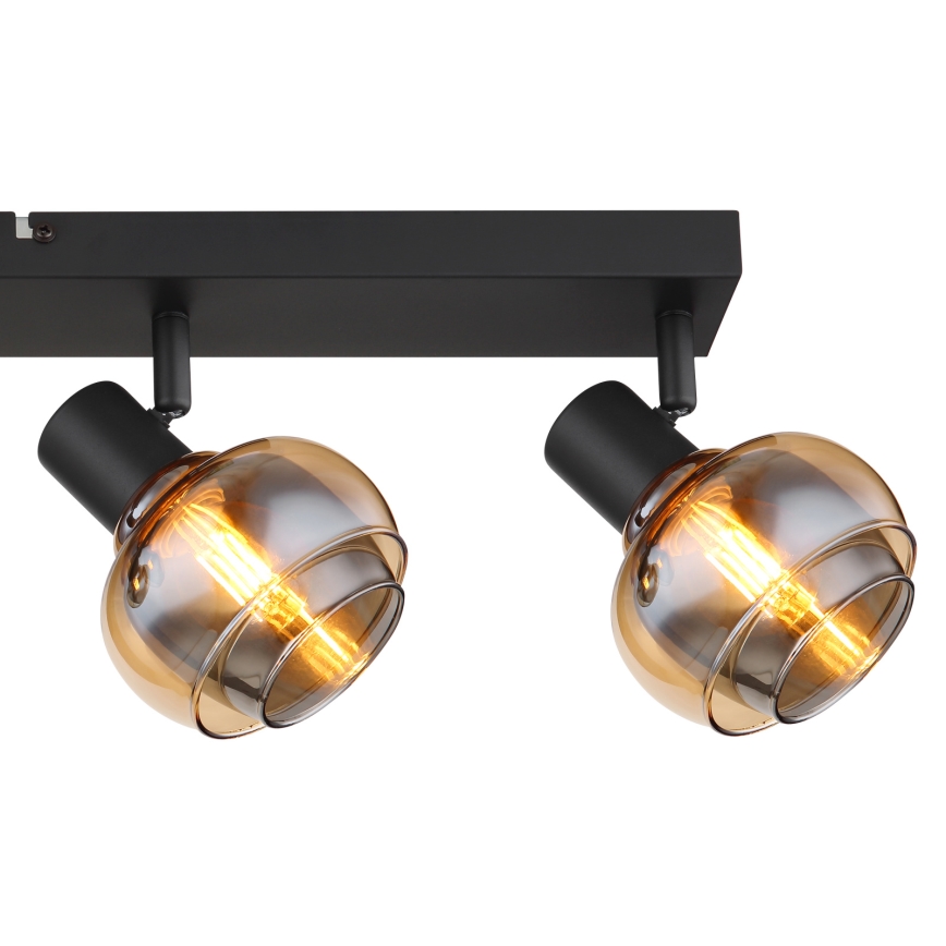 Globo - Taškinis šviestuvas 4xE14/40W/230V juodas