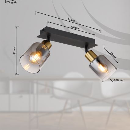 Globo - Akcentinis apšvietimas 2xE14/25W/230V