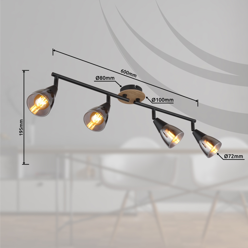 Globo - Akcentinis apšvietimas 4xE14/25W/230V