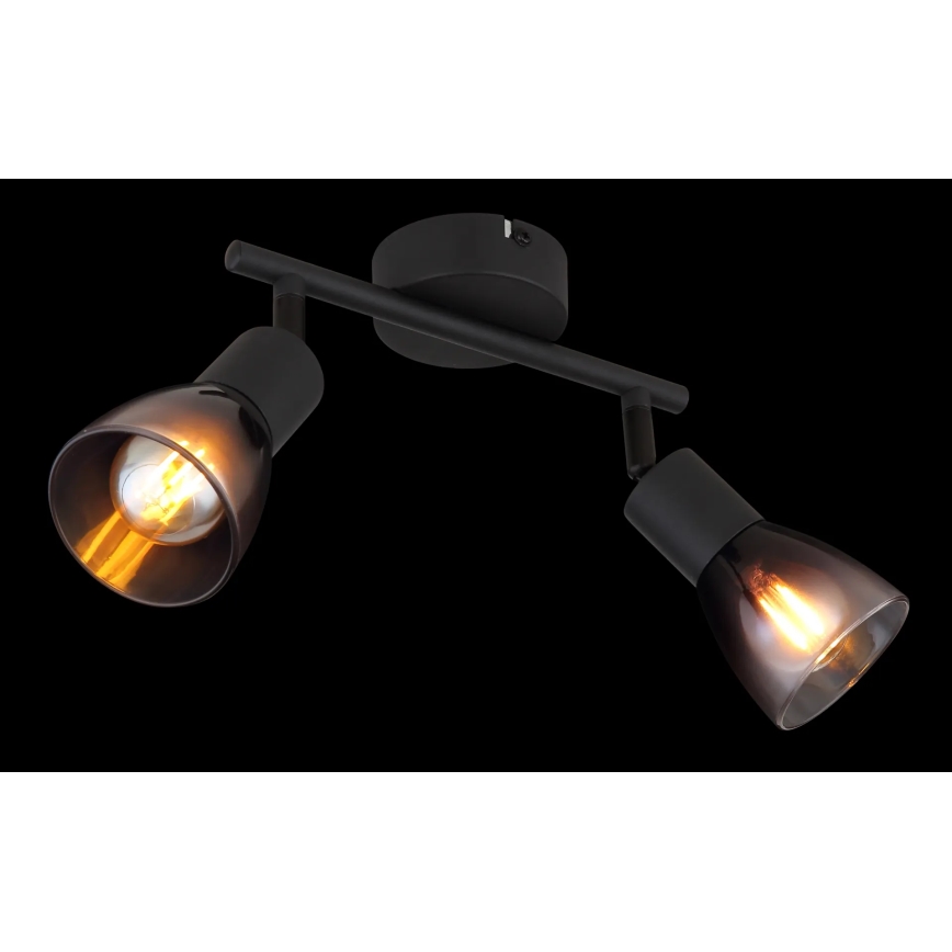 Globo - Akcentinis apšvietimas 2xE14/25W/230V juoda