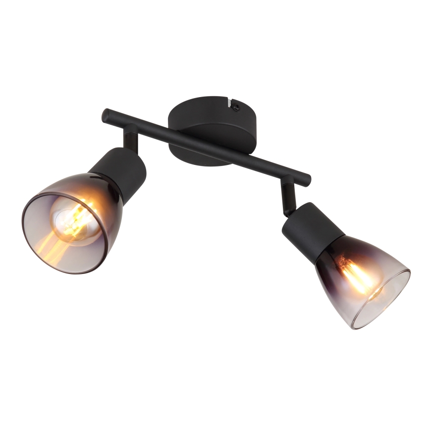 Globo - Akcentinis apšvietimas 2xE14/25W/230V juoda