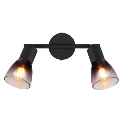 Globo - Akcentinis apšvietimas 2xE14/25W/230V juoda