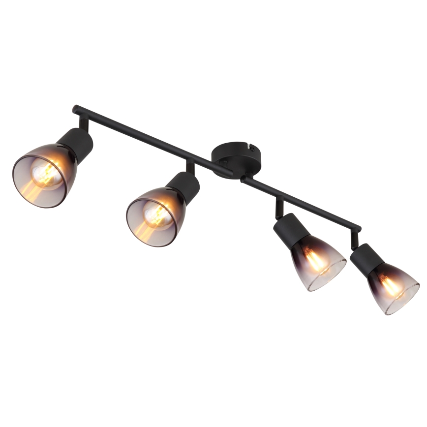 Globo - Akcentinis apšvietimas 4xE14/25W/230V juoda