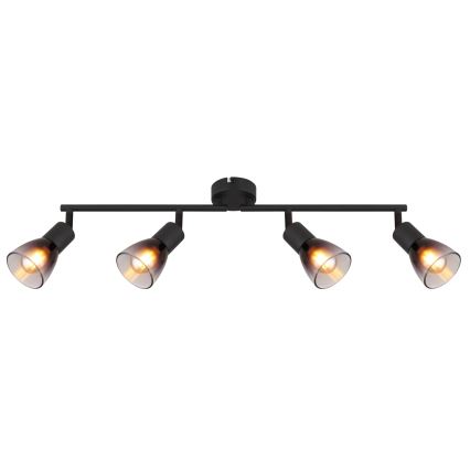 Globo - Akcentinis apšvietimas 4xE14/25W/230V juoda