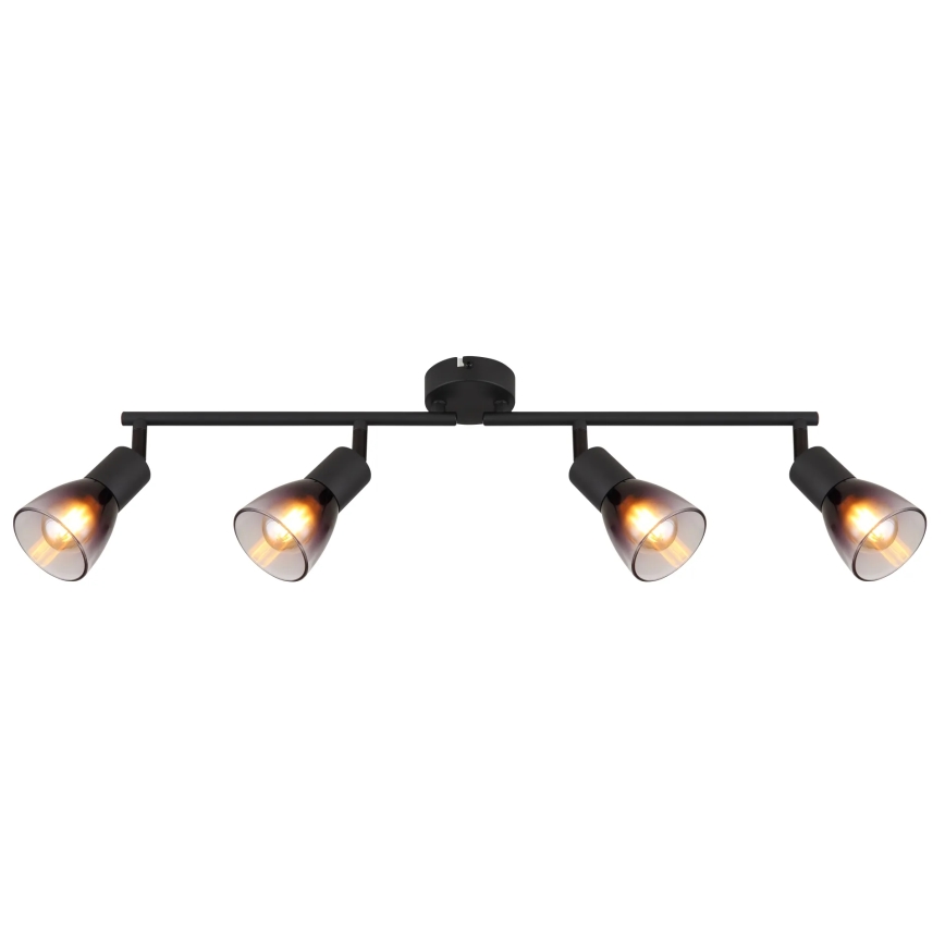 Globo - Akcentinis apšvietimas 4xE14/25W/230V juoda