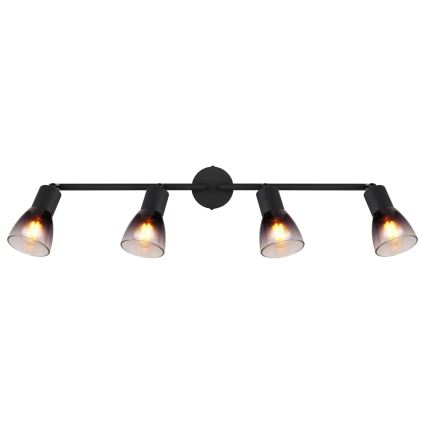 Globo - Akcentinis apšvietimas 4xE14/25W/230V juoda