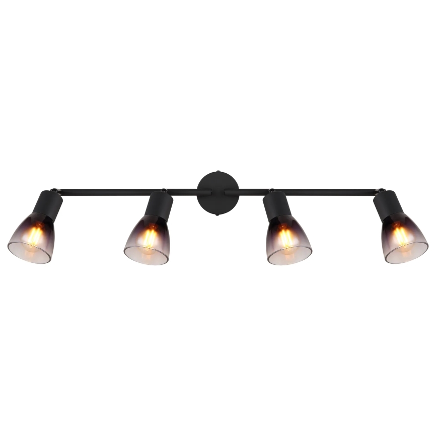 Globo - Akcentinis apšvietimas 4xE14/25W/230V juoda