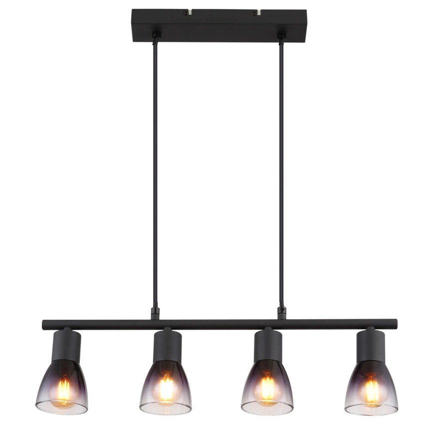 Globo - Pakabinamas sietynas 4xE14/25W/230V juoda