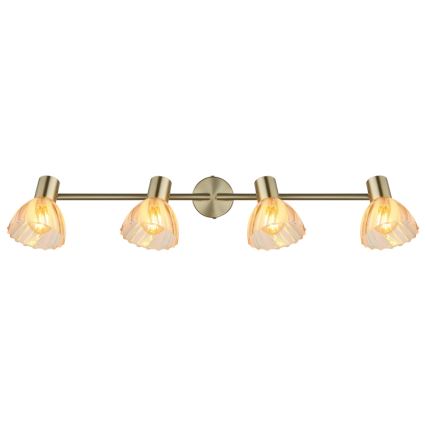 Globo - Akcentinis apšvietimas 4xE14/40W/230V auksas