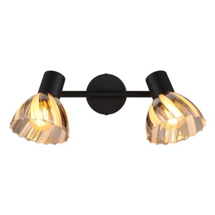 Globo - Akcentinis apšvietimas 2xE14/40W/230V juoda