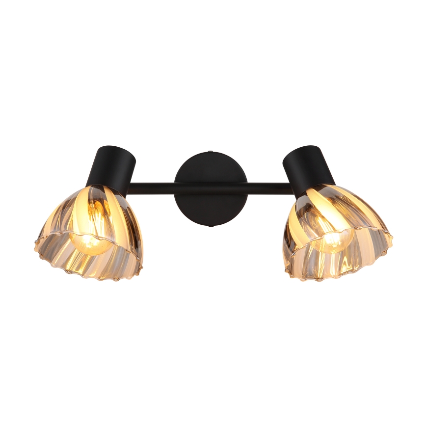 Globo - Akcentinis apšvietimas 2xE14/40W/230V juoda