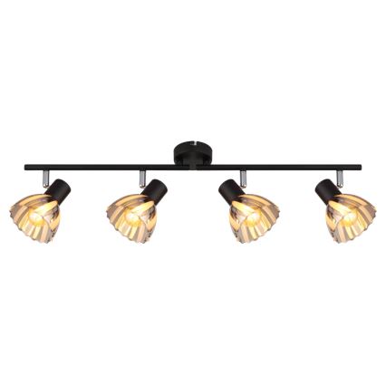 Globo - Akcentinis apšvietimas 4xE14/40W/230V juoda