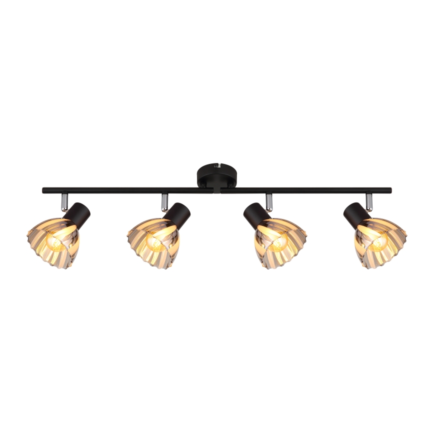 Globo - Akcentinis apšvietimas 4xE14/40W/230V juoda
