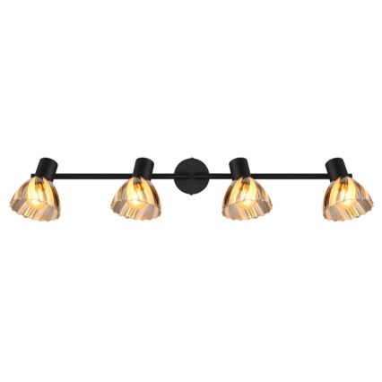 Globo - Akcentinis apšvietimas 4xE14/40W/230V juoda