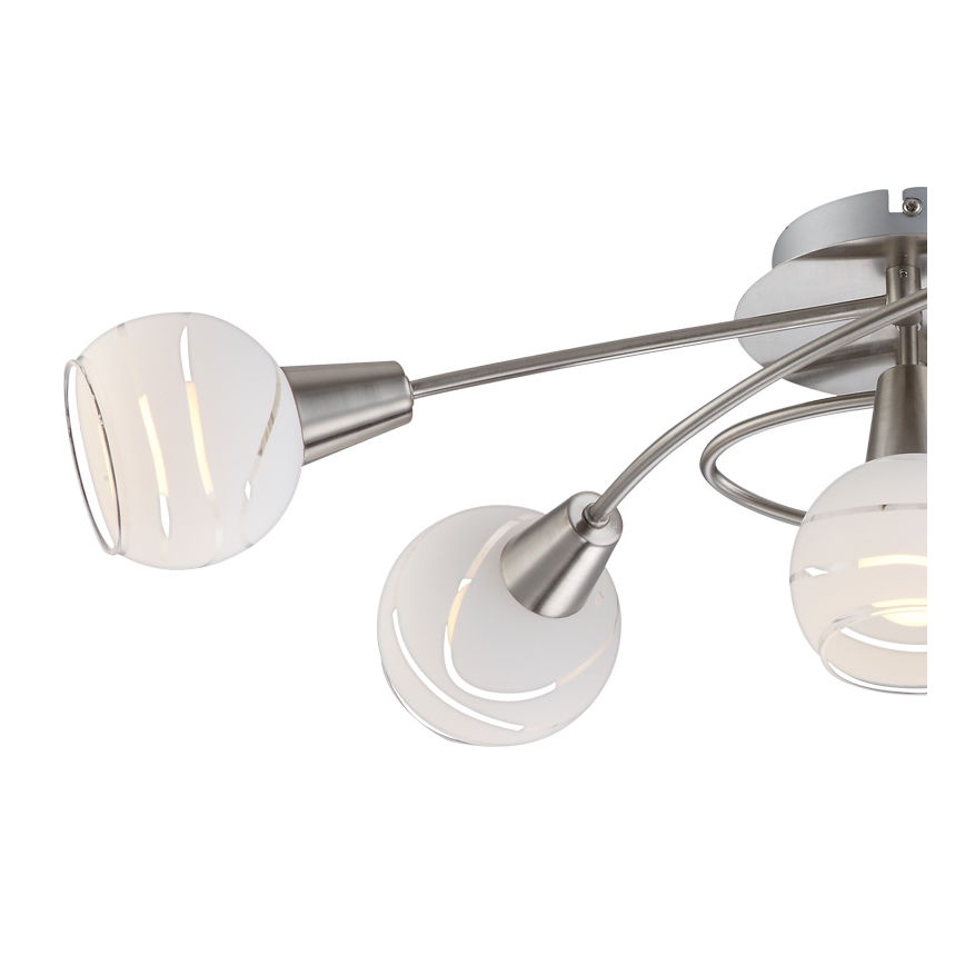 Globo 54341-5 - Lubinis LED šviestuvas ELLIOTT 5xE14/4W/230V
