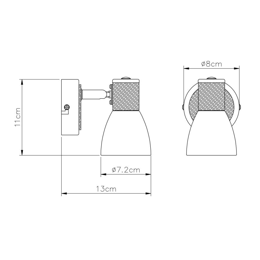 Globo - Akcentinis apšvietimas 1xE14/40W/230V uosio