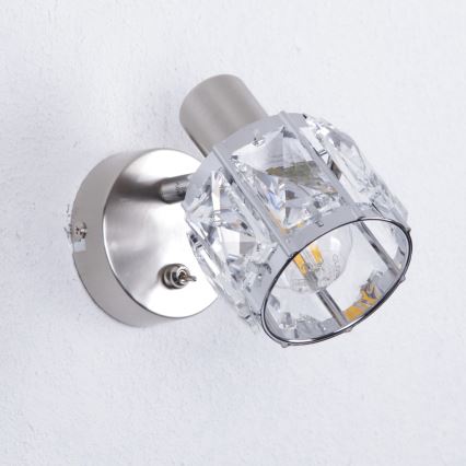 Globo - Sieninis kryptinis šviestuvas 1xE14/40W/230V