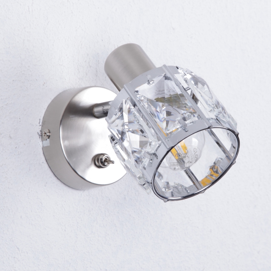 Globo - Sieninis kryptinis šviestuvas 1xE14/40W/230V