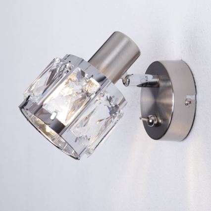 Globo - Sieninis kryptinis šviestuvas 1xE14/40W/230V