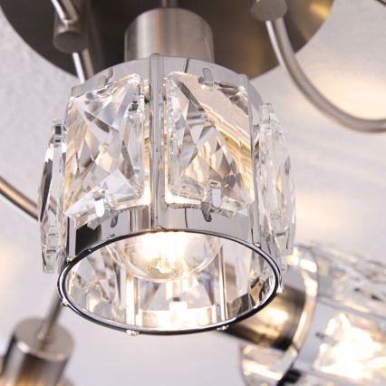 Globo - Tvirtinamas sietynas 5xE14/40W/230V