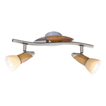 GLOBO 5443-2 - Akcentinis šviestuvas LORD III 2xE14/50W/230V