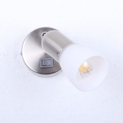 Globo - Sieninis akcentinis šviestuvas 1xE14/40W/230V