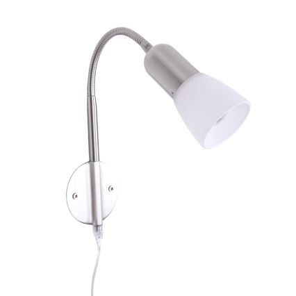 Globo - Lanksti stalinė lempa 1xE14/40W/230V matinio chromo