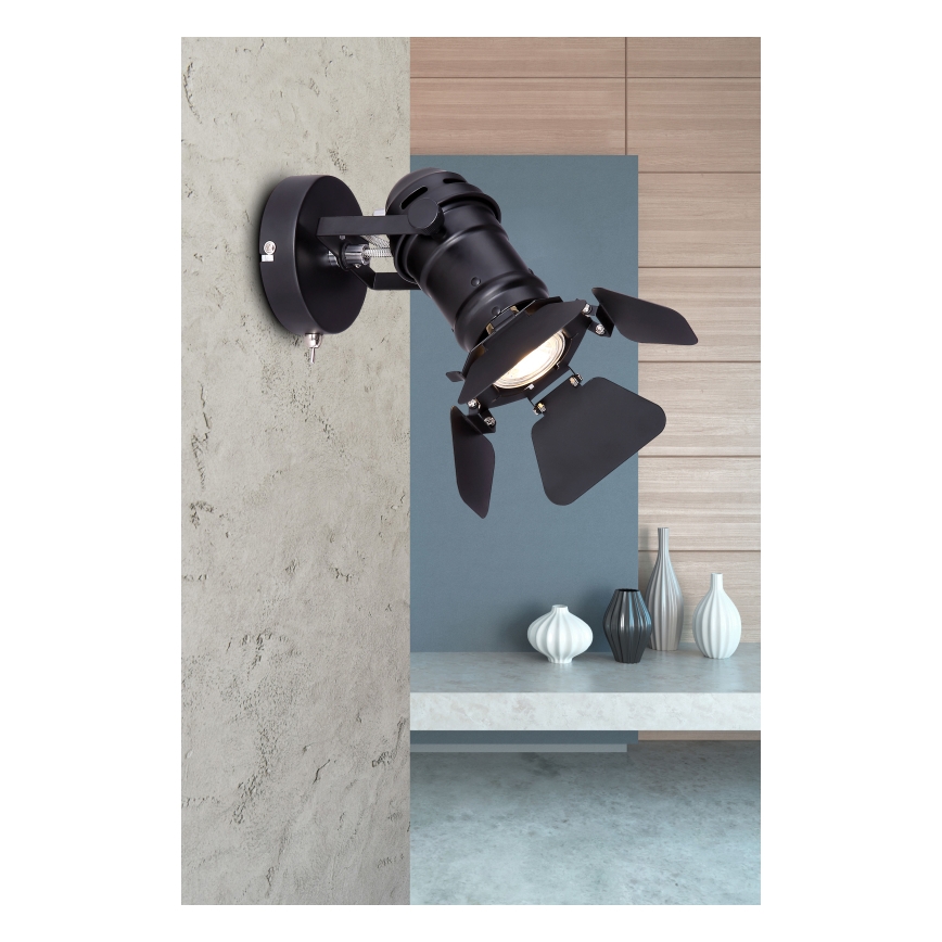 Globo - Sieninis kryptinis šviestuvas 1xGU10/50W/230V