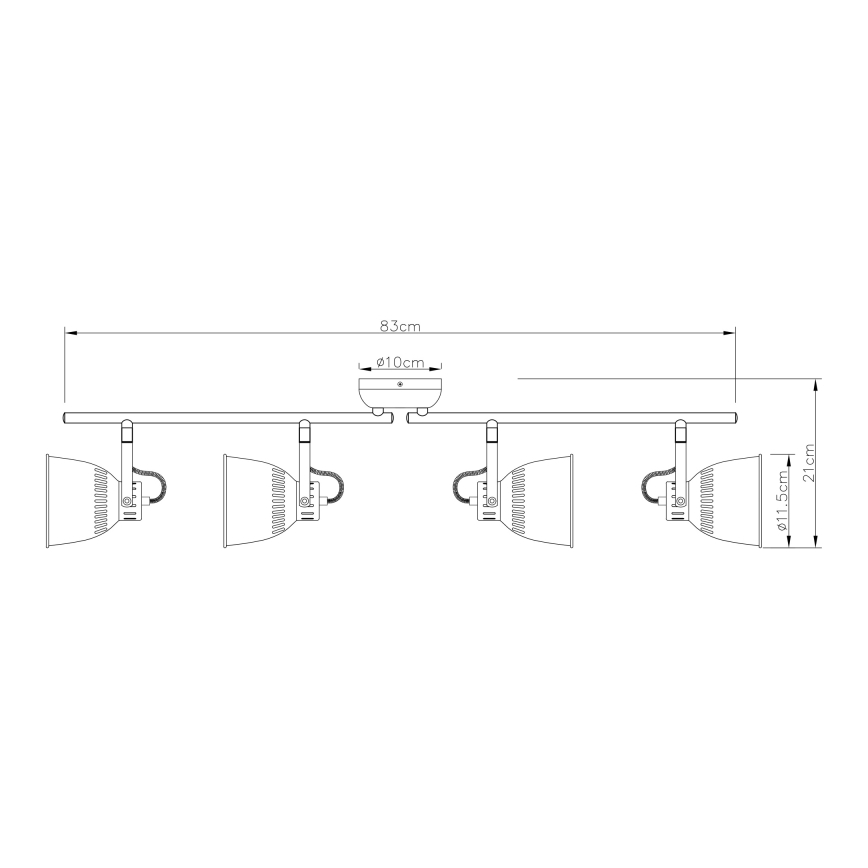 Globo - Akcentinis šviestuvas 4xE14/40W/230V