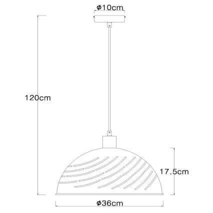 Globo - Pakabinamas sietynas 1xE27/60W/230V